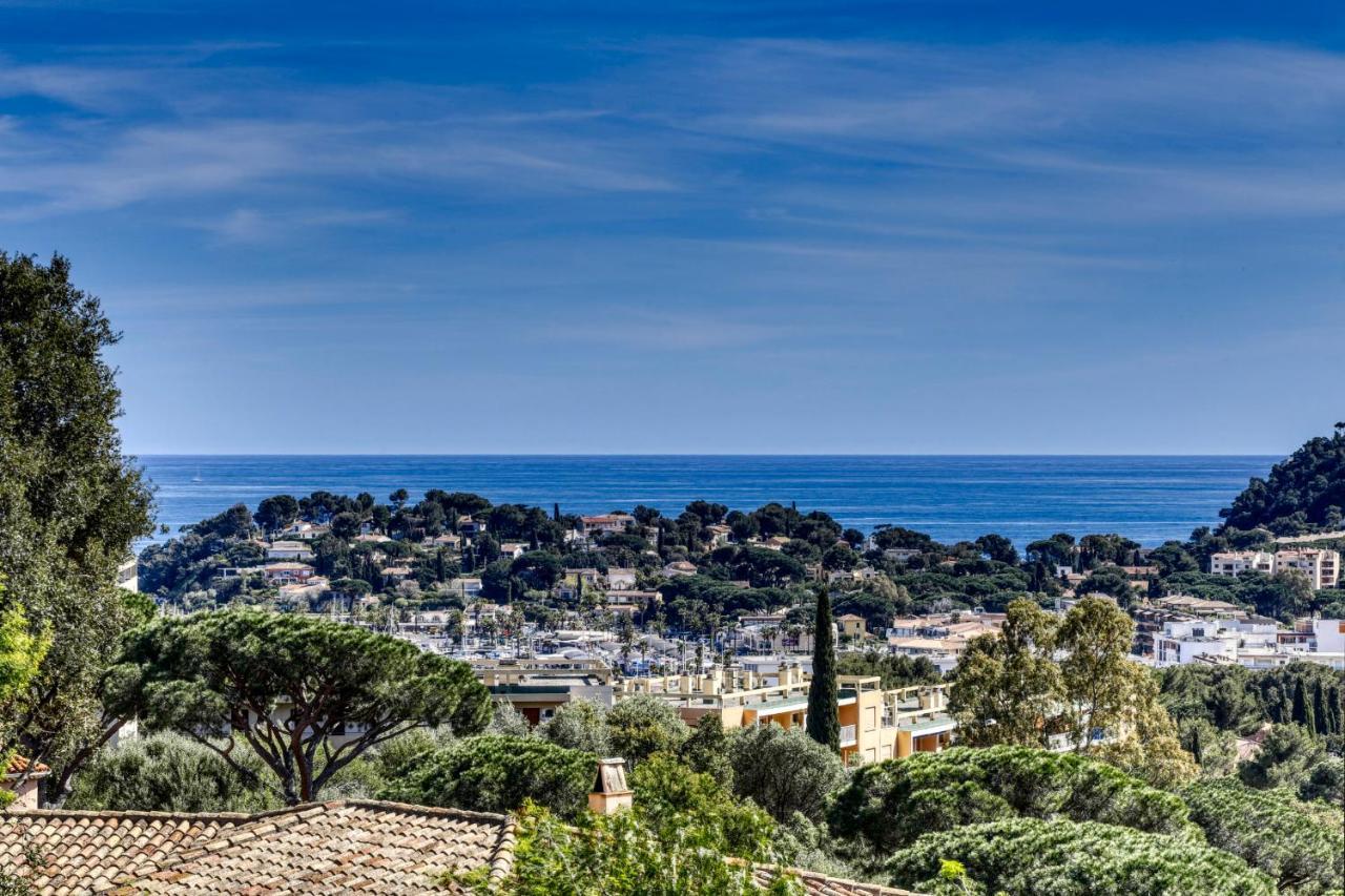 Beautiful Contemporary Villa With Sea View, Heated Swimming Pool, Near Saint Tropez Cavalaire-sur-Mer Dış mekan fotoğraf